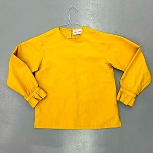 Gorgeous Yellow Nikki Chasin Blouse- BRAND NEW!